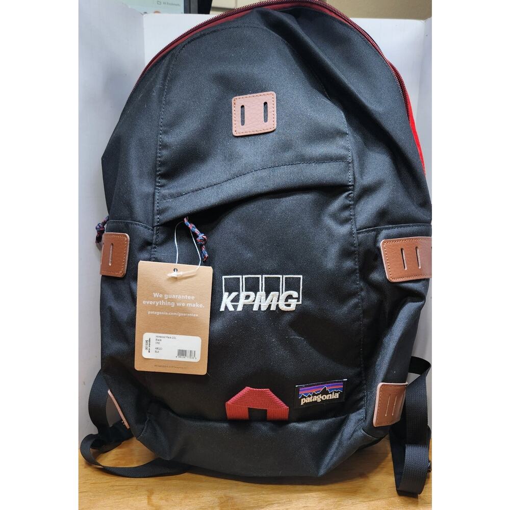 NWT Patagonia Ironwood Backpack‎ Black Hiking Pack Logo'd Embroidered